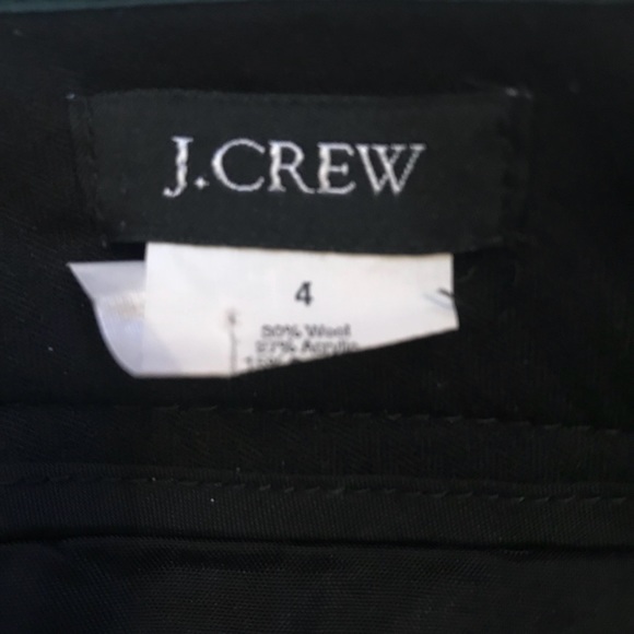 J Crew Hunter Green Wool Mini - Picture 3 of 3